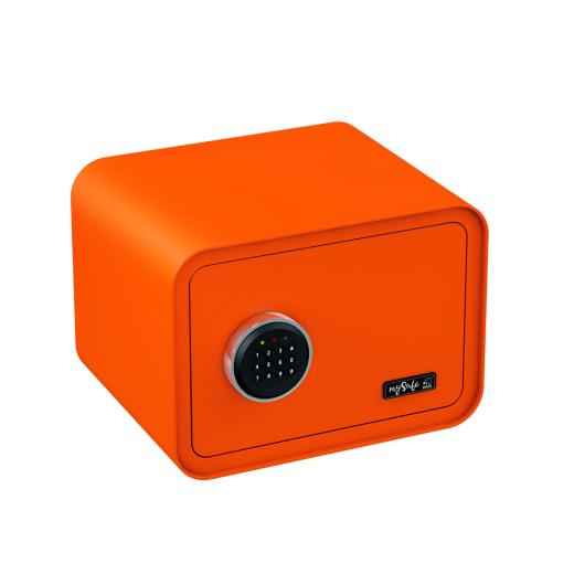 mySafe 350 Elektronische Meubelkluis | met code, alarmbeveiligd / oranje