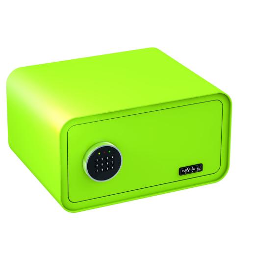 mySafe 430 Elektronische Meubelkluis | met code, alarmbeveiligd / appeltjesgroen