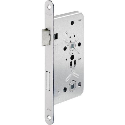 Objekt-Einsteckschloss 0515 BAD 24/ 60/78/8mm DIN L silber rd Kl 3 Zinkdruck.BKS