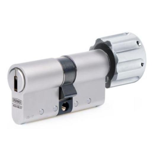 KESO 8000 Omega - cylindre à bouton avec barrette en acier et protection contre larrachage