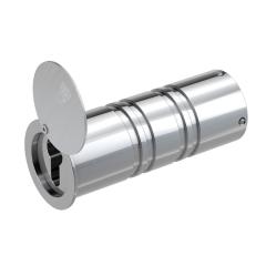 Buis kluis met beschermklep - L142 mm, Ø50 mm