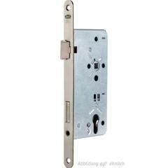 BKS - Front Door Mortise Lock B-0024, 24/65 mm, PZW Version, Round Forend, DIN left