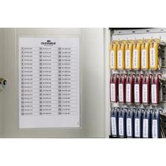Schlüsselschrank Key-Box H280xB302xT118mm 1-türig Zahlenschl.Anz.Hak.36