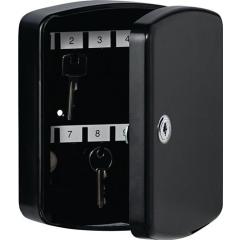 Schlüsselbox Key Box H202xB157xT75mm schwarz Stahlbl.Anz.Hak.15 BURG-WÄCHTER